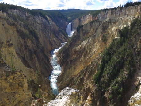 Yellowstone River at Artist Point, Canyon Village, Yellowstone N.P.